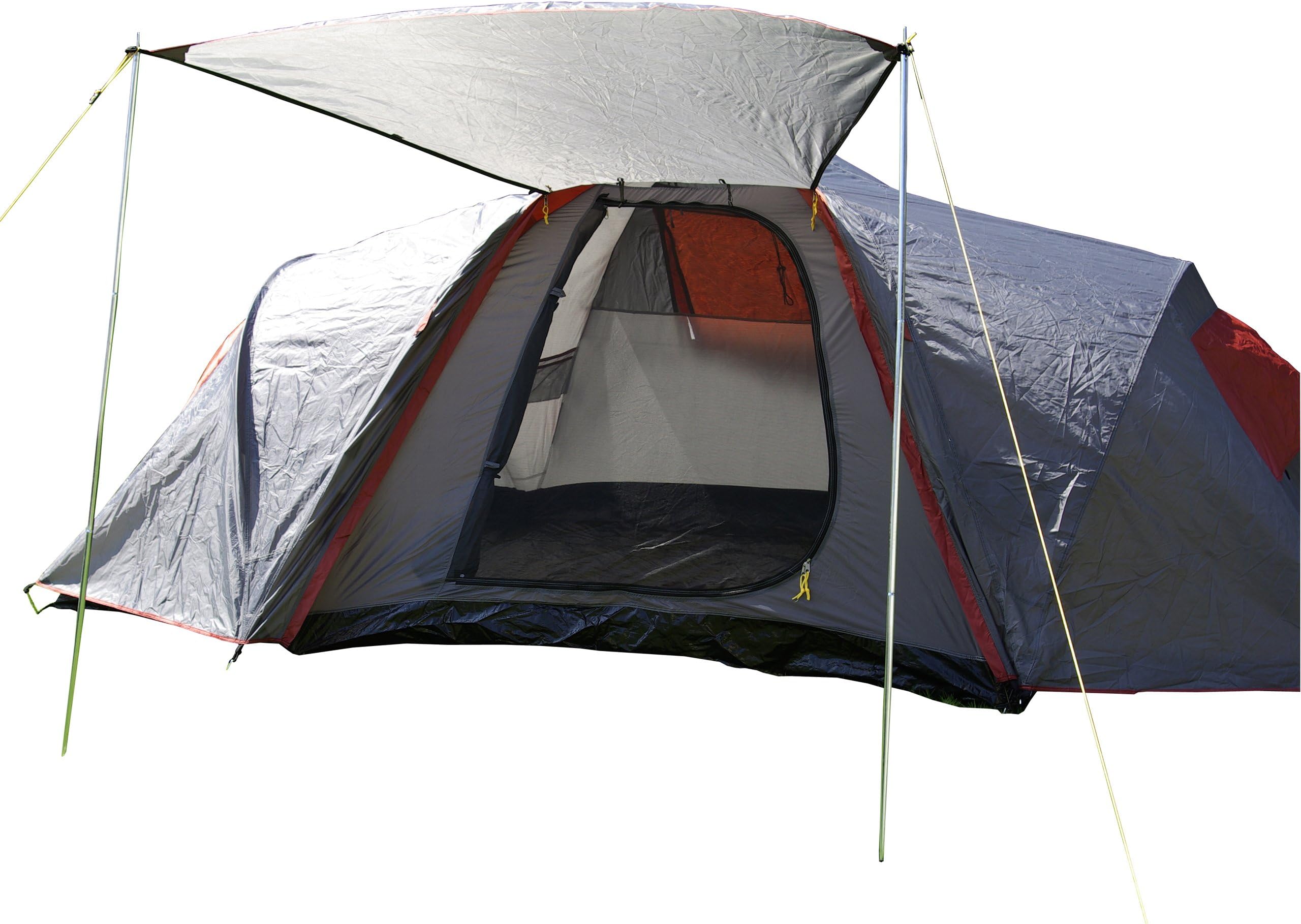 Nexos automatic family camping tent for 6 Persons, 1500 mm hydrostatic head.