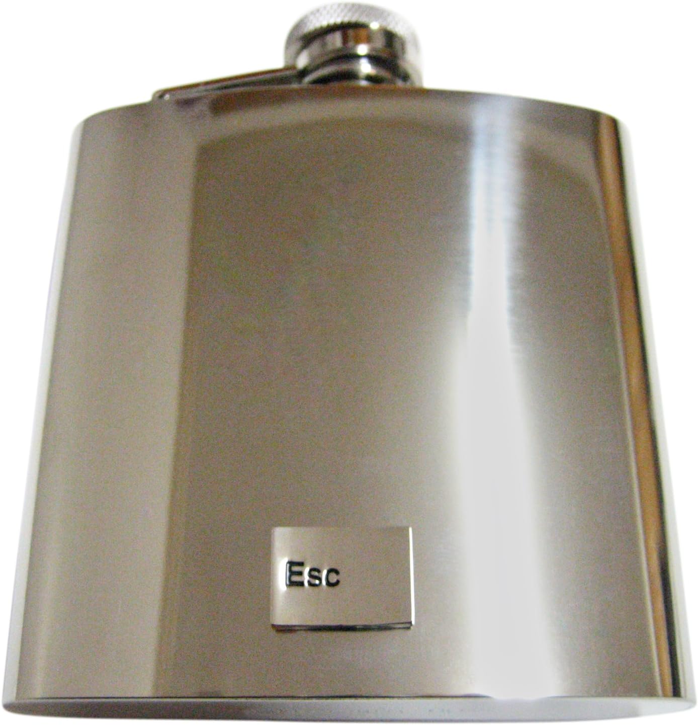 Kiola Designs Esc Key 6 Oz. Stainless Steel Flask