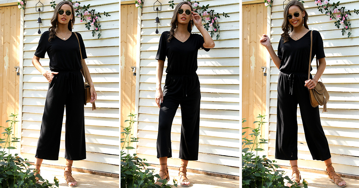 Amazon.com: ANRABESS Women Summer Casual Short Sleeve V Neck