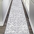 Pauwer Boho Hallway Runner Rug 2x8 Washable Entryway Area Rugs Non Slip Farmhouse Vintage Floor Mat Carpet Runner for Hallways Laundry Room Kitchen Bathroom Bedroom
