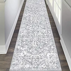 Pauwer Boho Hallway Runner Rug 2x8 Washable Entryway Area Rugs Non Slip Farmhouse Vintage Floor Mat Carpet Runner for Hallways Laundry Room Kitchen Bathroom Bedroom