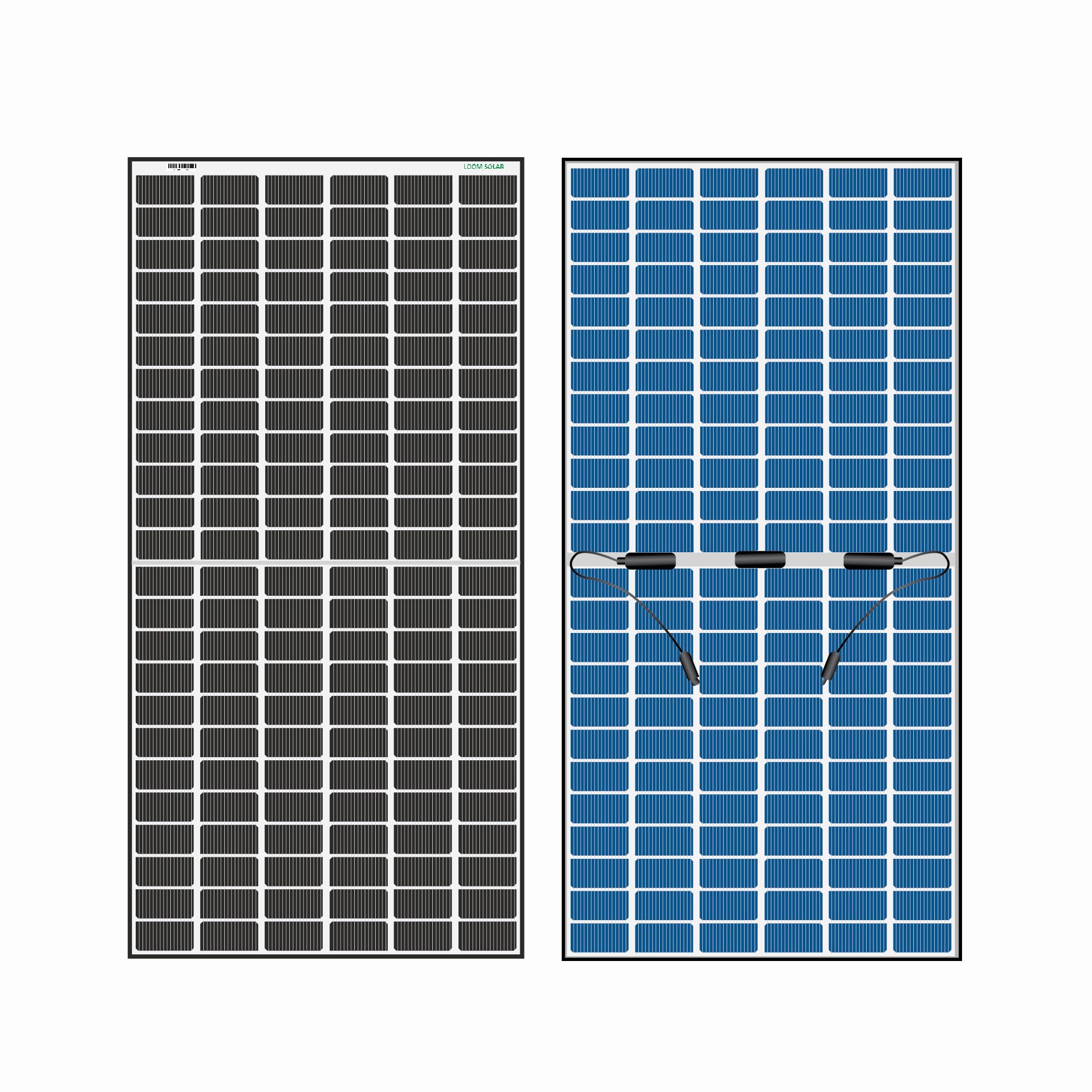 Loom Solar Panel Shark 575W TOPCon Bifacial, N-Type, Dual Glass Black Frame Panel, 144 Cells Half-Cut, IP68 Rated, BIS Certified, Efficiency 22.30%, Performance Warranty 25 Years (Pack of 2)-image-49