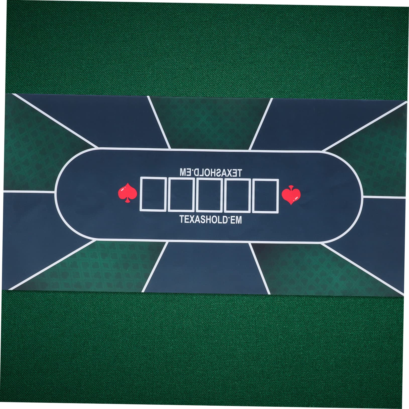 TOPBATHY Tappetino per Poker Resistente Antiscivolo Copertura per Tavolo da Gioco Materiale in Gomma