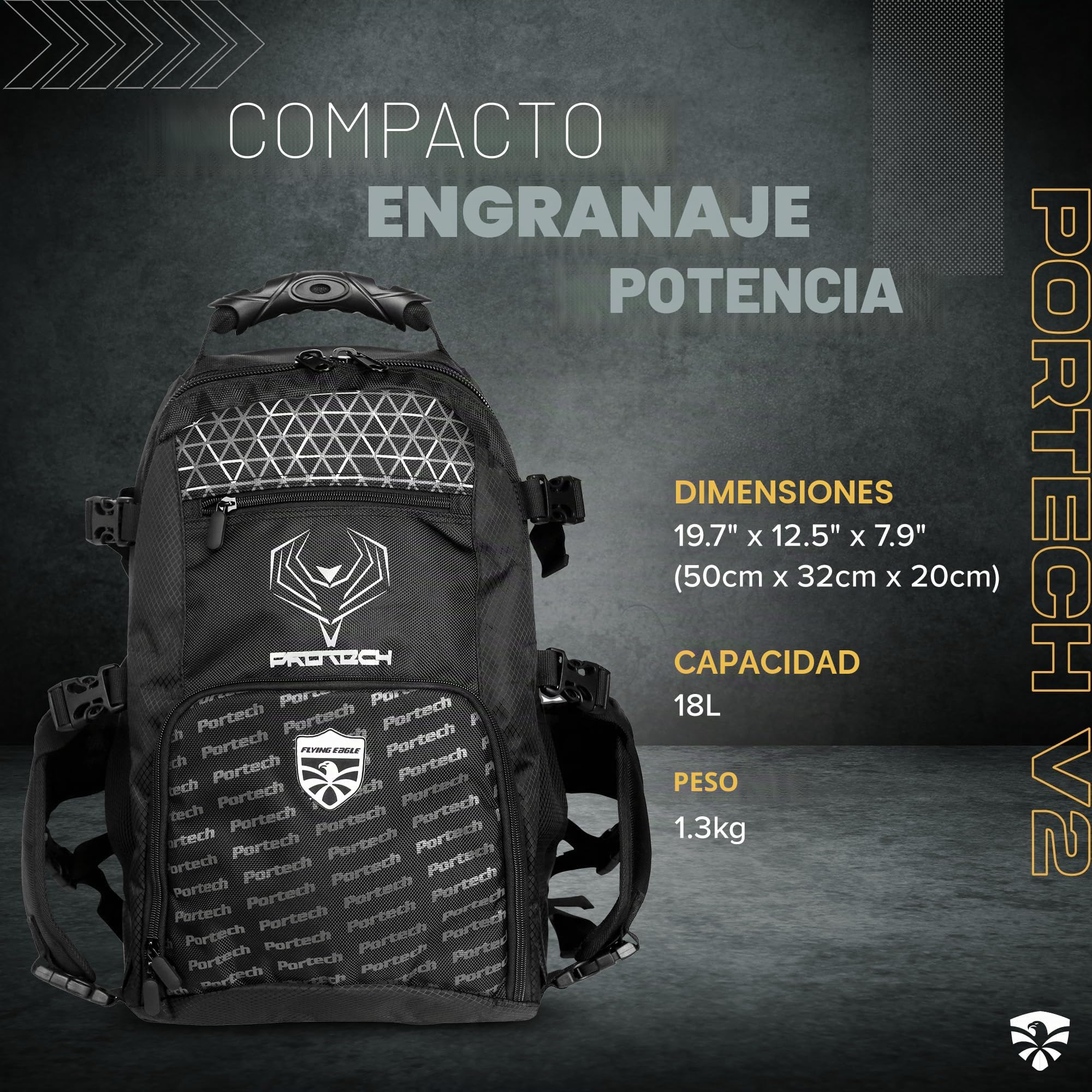 Flying Eagle - Mochila de viaje con patines en línea