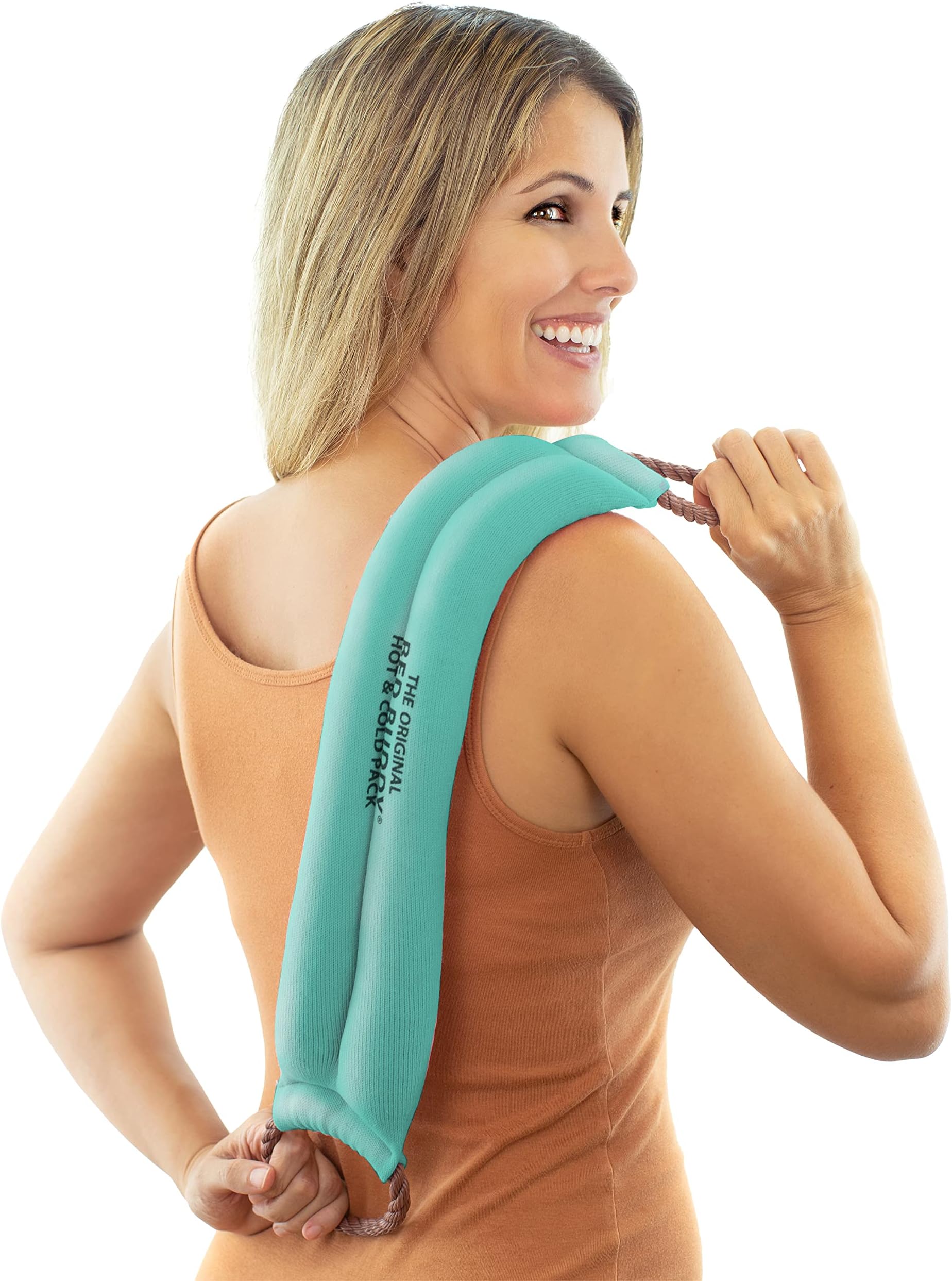 Carex Bed Buddy Aromatherapy Heat Pad and Cooling Neck Wrap - Microwave Heating Pad for Sore Muscles - Cold Wrap Pack for Aches and Pain, Eucalyptus Scent