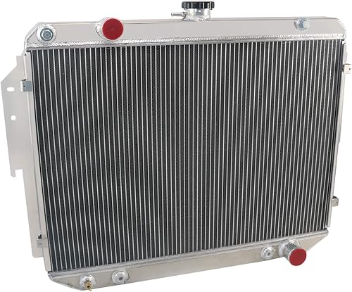 ALLOYWORKS - Radiador de aluminio de 4 filas para Dodge Ram 1984-2003 1500/2500/3500 Van y B150/B250/B350/B1500/B2500/B3500, Dodge Charger 1974