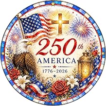 Acrylic Jigsaw Puzzle Suncatcher 8.9 in, Faith & Freedom Puzzle Suncatcher