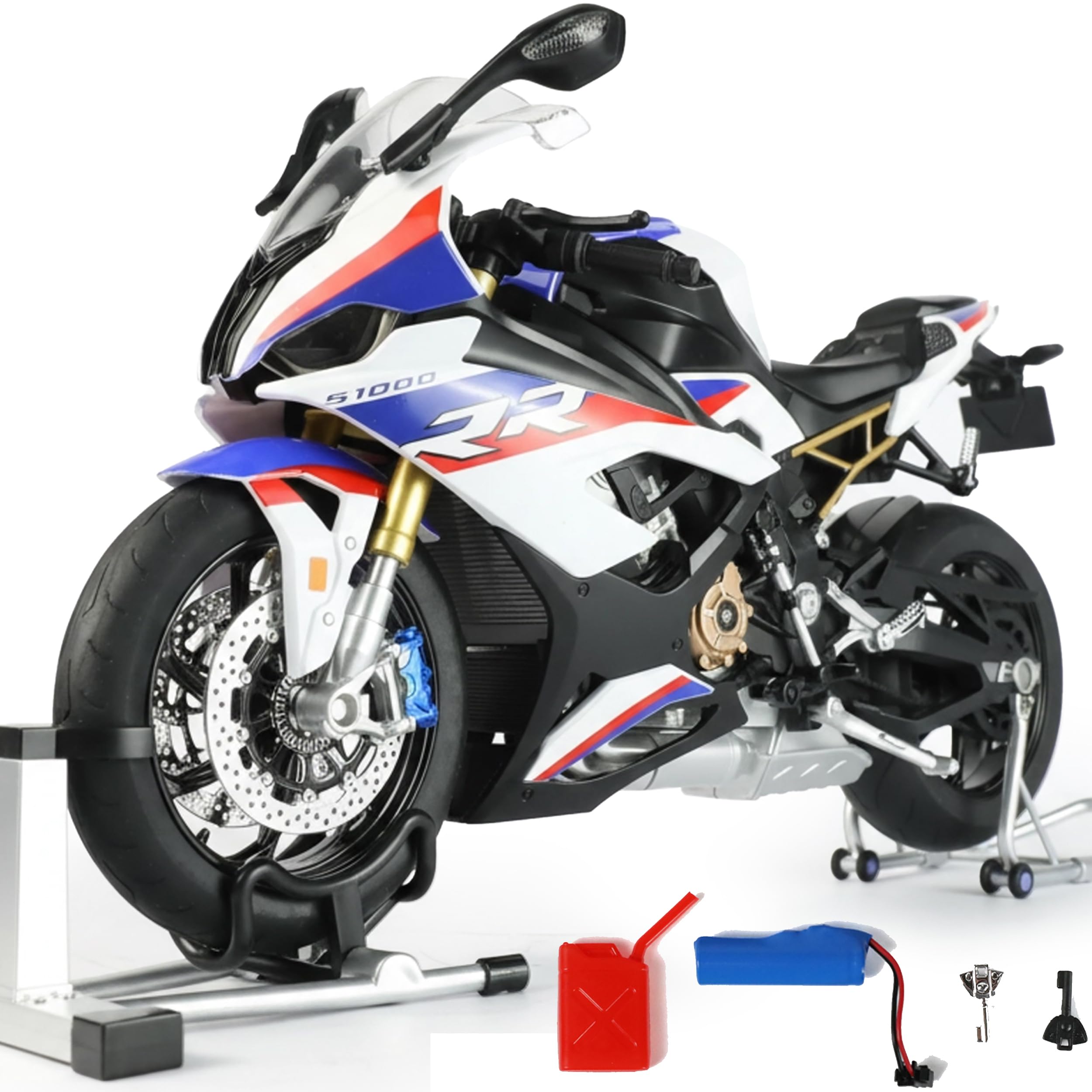  S1000RR 1/6スケール 模型 Amazon.com: Risopen for BMW S1000RR 1:6 Motorcycle Model Toy Metal