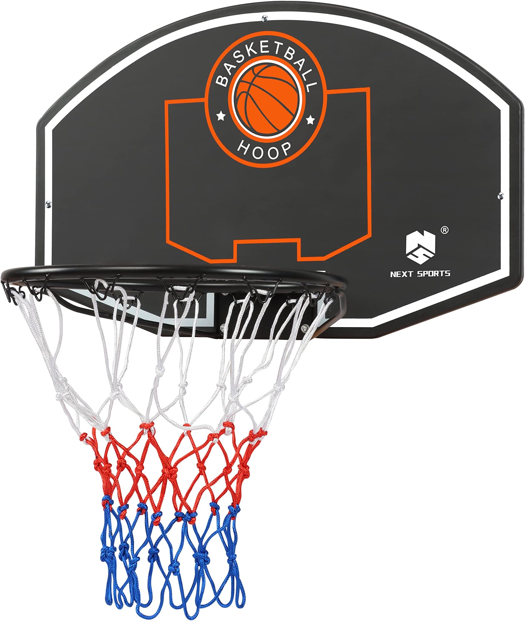 NEXT SPORTSWall Mounted Basketball Hoop Backboard Set For Outdoor and Indoor