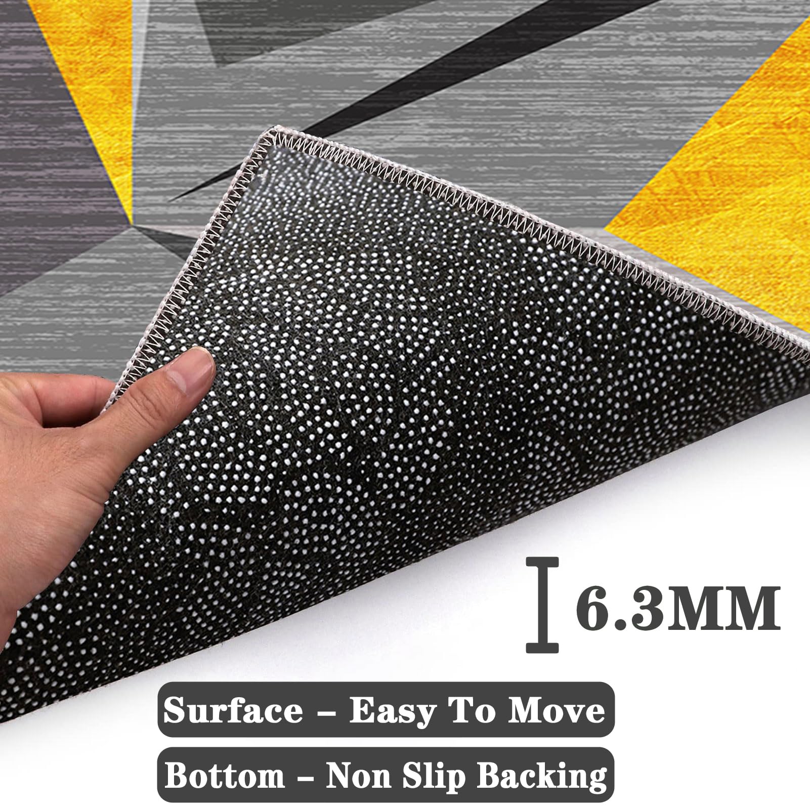 VETCS Gaming Stuhl Unterlage, Bürostuhl Unterlage, Bodenschutz Matte für Bürostuhl, Schreibtischstuhl Unterlage für zu Hause, Bodenschutzmatte für Hartböden, Gaming Teppich für Parkett 120 x 140 cm
