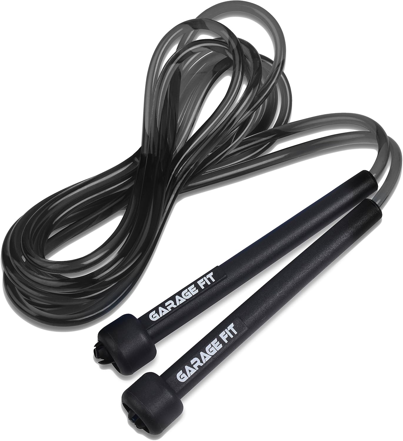 Garage Fit 9' Adjustable PVC Jump Rope for Cardio Fitness - Versatile Jump Rope for Both Kids and Adults - Great Jump Rope for Exercise (10 Pack of Black Ropes) : Sports & Outdoors