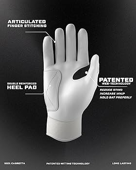 JAX Batting Gloves Model One - Baseball & Softball Batting