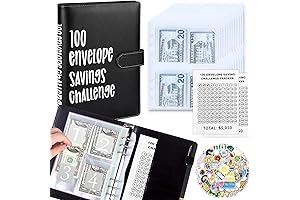 Premium 100 Envelopes Money Saving Binder