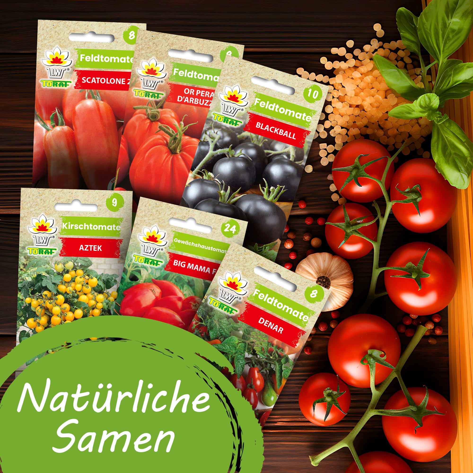Gemüse Samen Set 61 Premium Sorten Gemüse, Saatgut für Gewächshaus, Garten, Balkon, Küche, Hochbeet, verschiedene Tomatensorten, Kohl, Zucchini, Erdbeere, Anzuchtset Samen Gemüse Pflanzen
