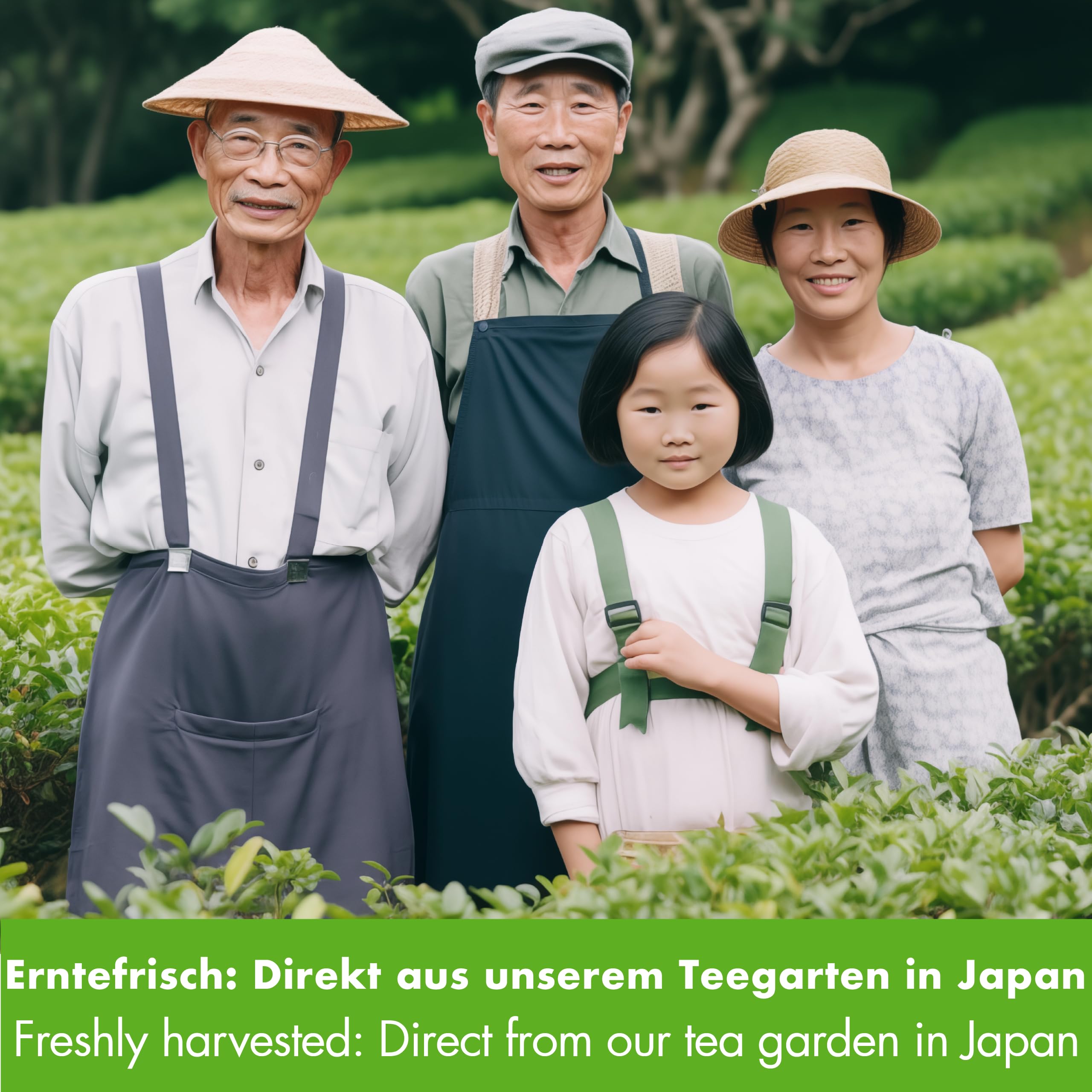 Goodwei Tè verde Sencha biologico dal Giappone | Autentico Sencha di grado superiore, 250 g