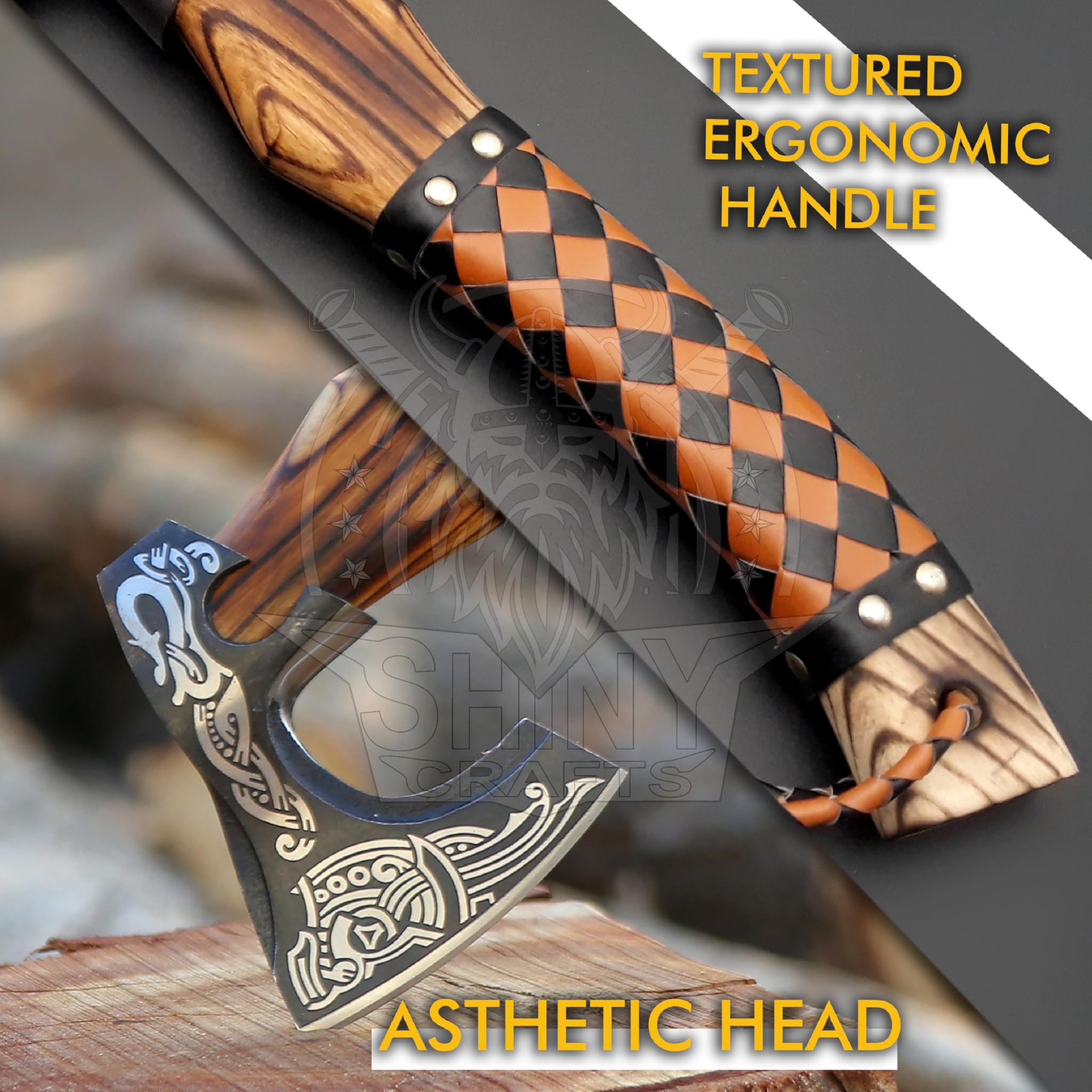 Amazon.com : SHINY CRAFTS-Set of 5 Norse Viking Axes Handmade
