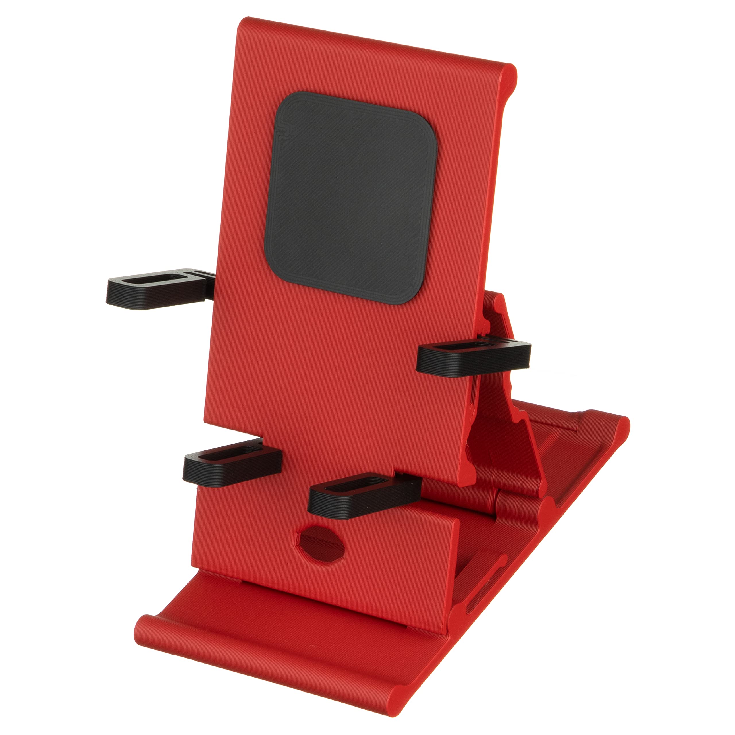 AO3DPhone Stand, Wireless Charging Add-able, Made in USA (Black Rose)