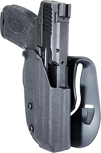 Black Scorpion Outdoor Gear OWB Kydex - Funda de remo para Smith y Wesson MP9 MP40 de 4.25 pulgadas  Funda de transporte oculta fuera de la cintura