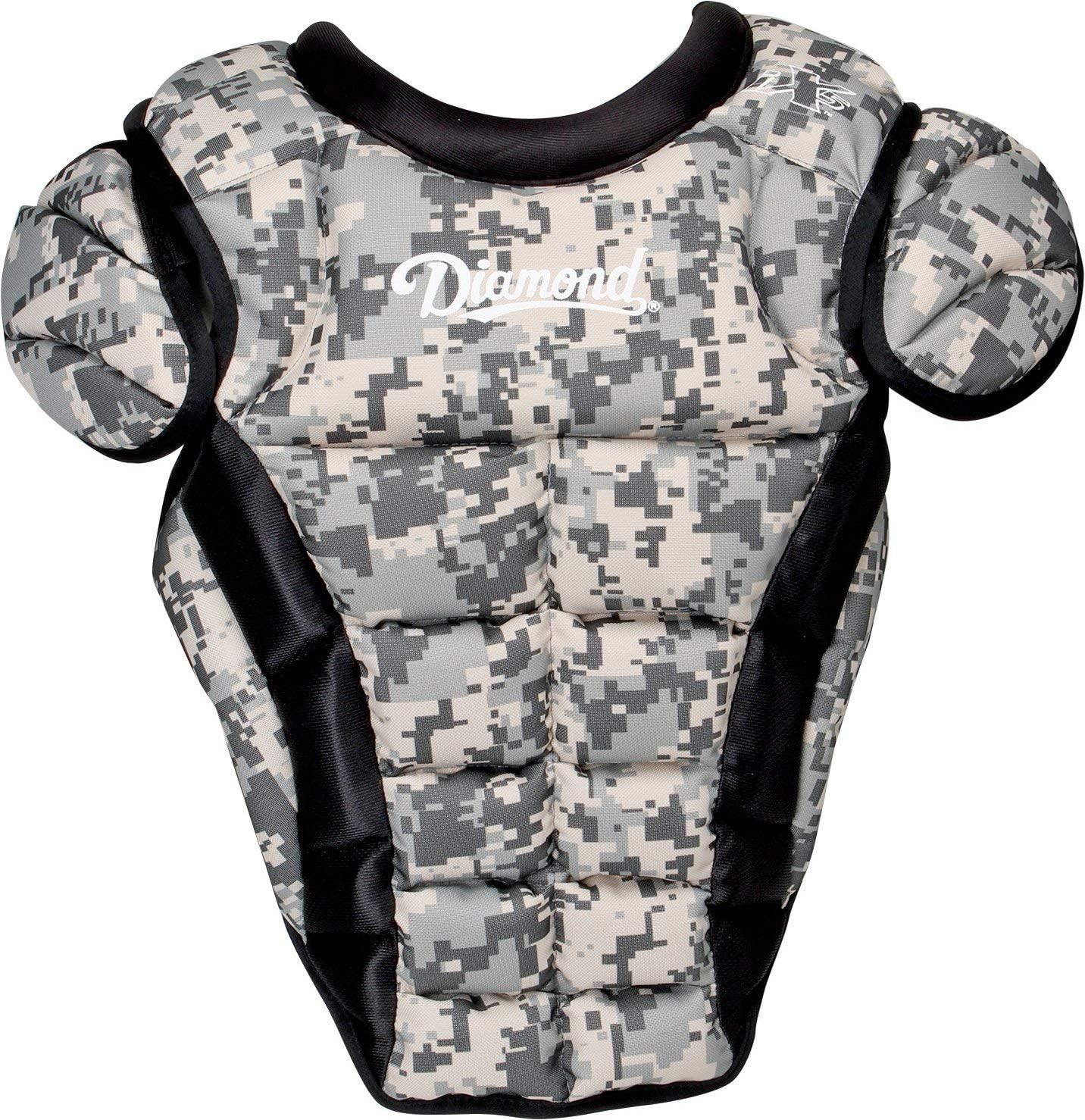 Diamond Ix5 Series Camo Chest Protector, Black, LG