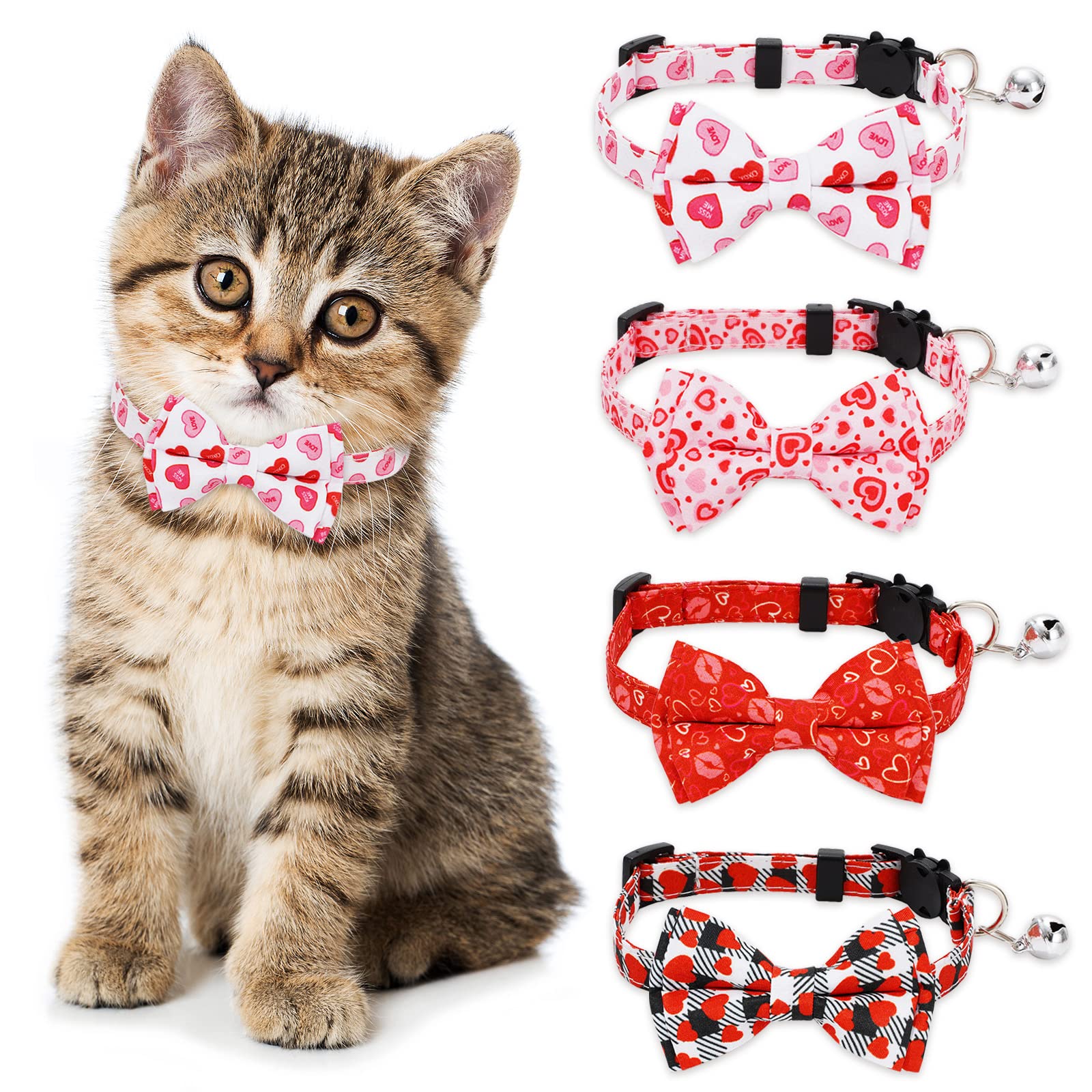 Collier pour chat réglable et léger pour petit chiot et animal de compagnie