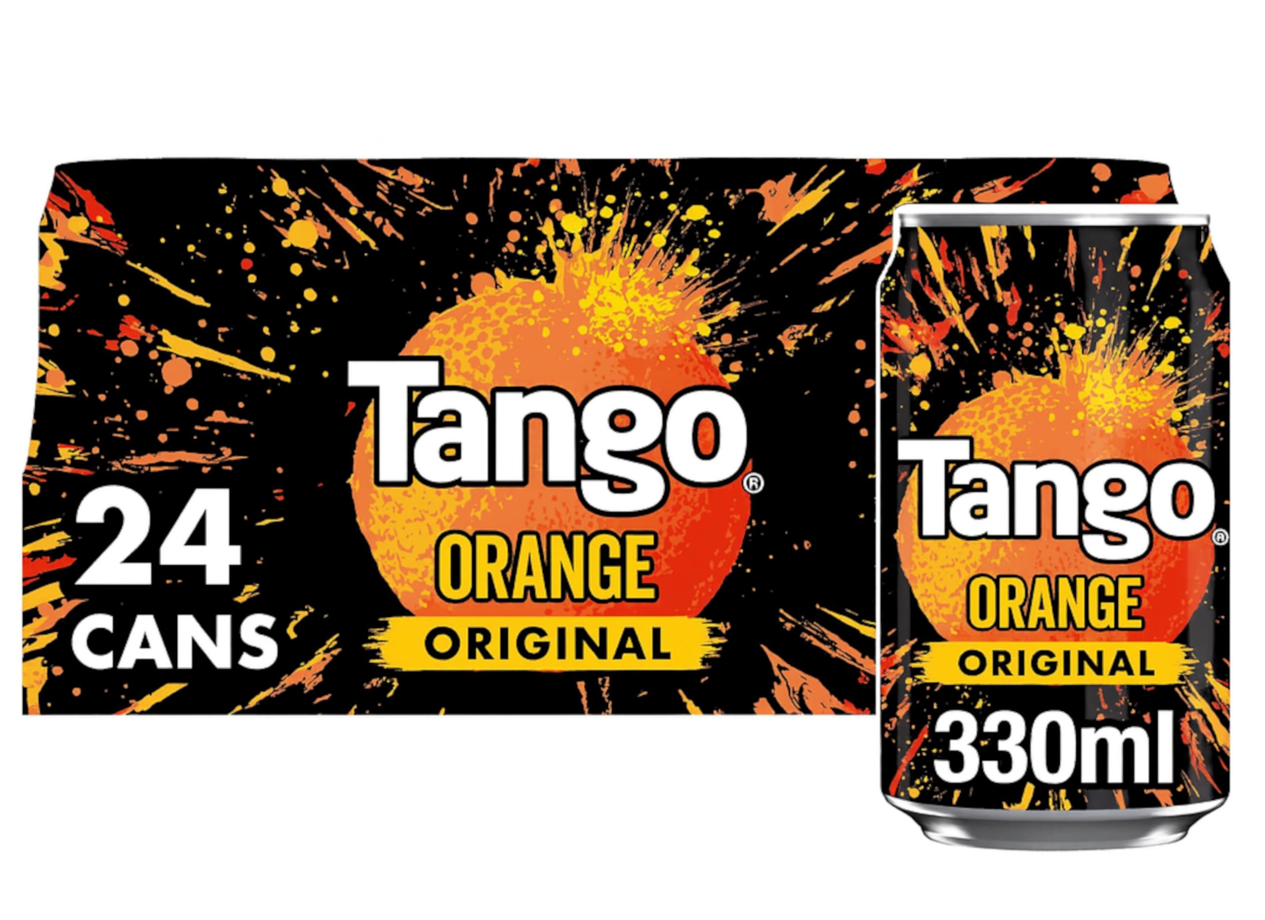 Tango Orange Soft Drink - 330 ml (Pack of 24)