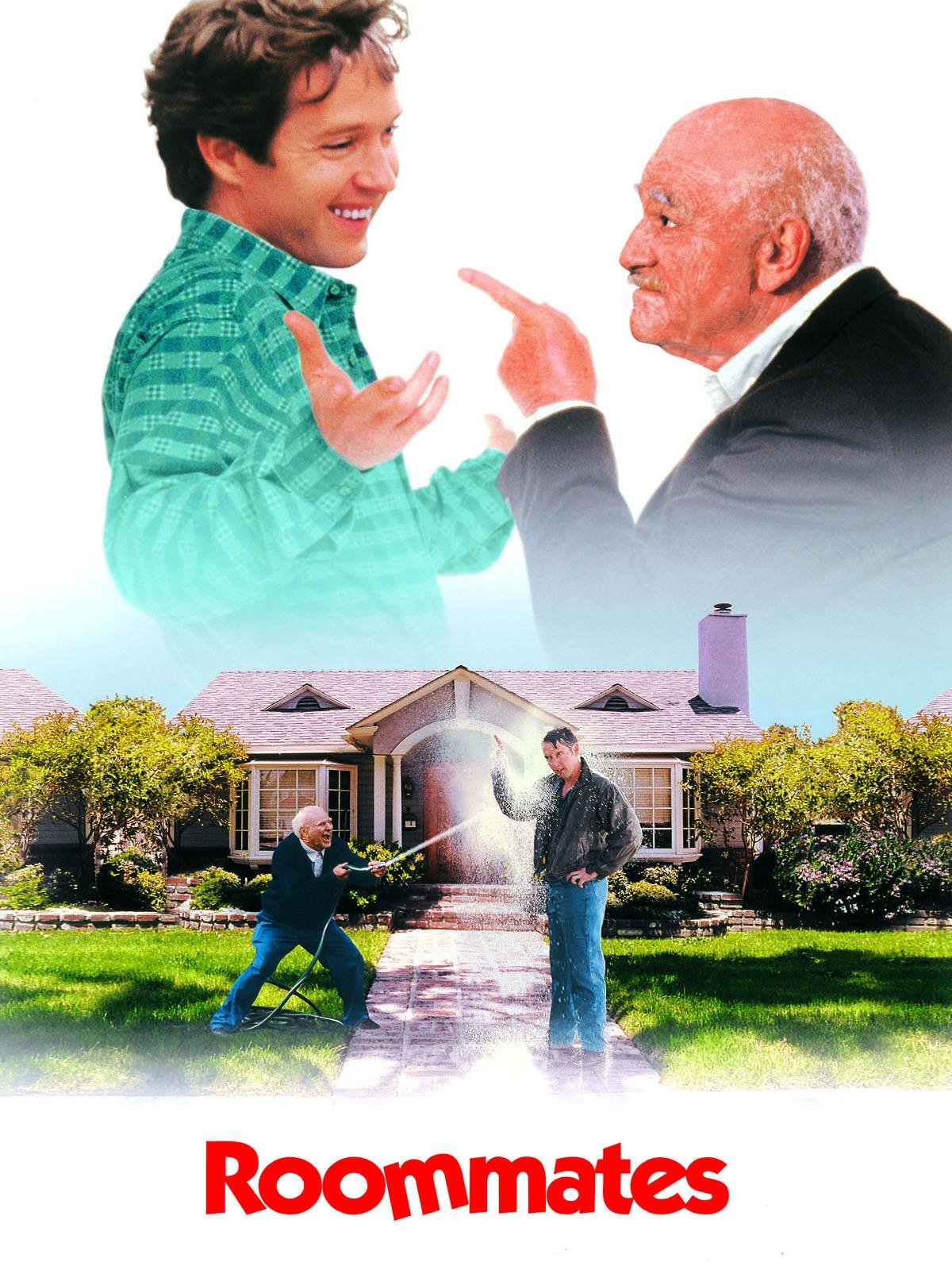 Roommates Peter Falk, D.B. Sweeney, Julianne Moore, Jan