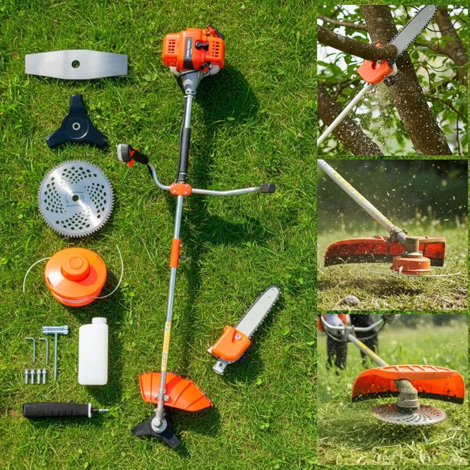 Roçadeira Nakasaki 2 Tempos 75cc 3.5hp 5 em 1 Profissional A Gasolina Multifunções