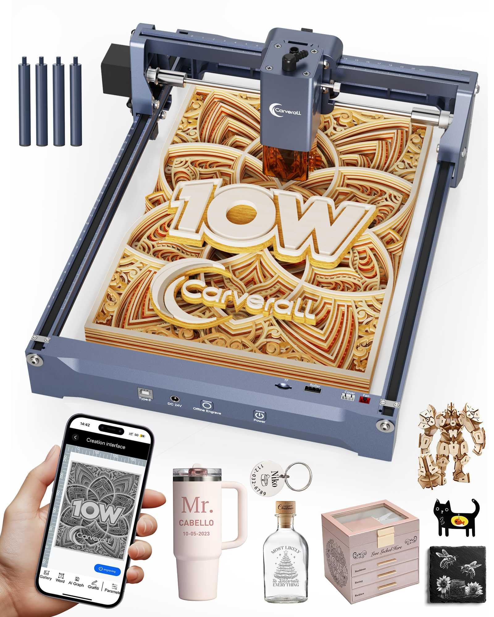 Carverall K15 Pro Laser Engraver