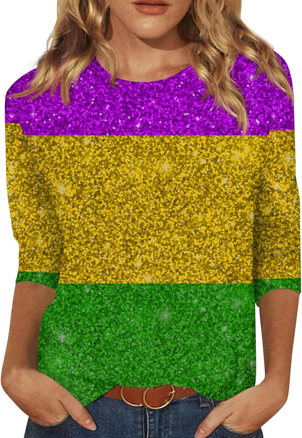Mardi Gras Outfit for Women,Mardi Gras Shirts for Women