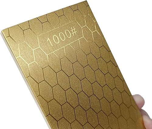 Miniatura 3 de Piedra de afilar de diamante 2 granos laterales 200600, 3001000, 4001000, 4001200, afilador de piedra de afilado de placa de diamante (400 #1000 #)