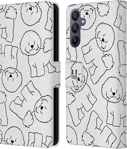 Miniatura 7 de Head Case Designs Chow Chow Dog Breed Patterns 4 Leather Book Wallet Case Cover Compatible with Samsung Galaxy A15