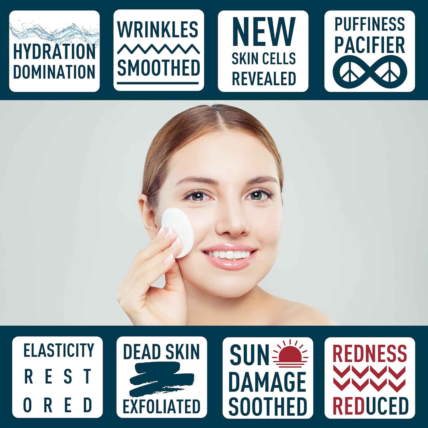 Glycolic Acid Pads - 20% AHA Facial Resurfacing Solution Gently Exfoliates Dead Skin Cells Revealing Younger, Rejuvenated Skin - By Windsor Botanicals - 60 Pre-Soaked Exfoliating Wipes : Beauty & Personal Care