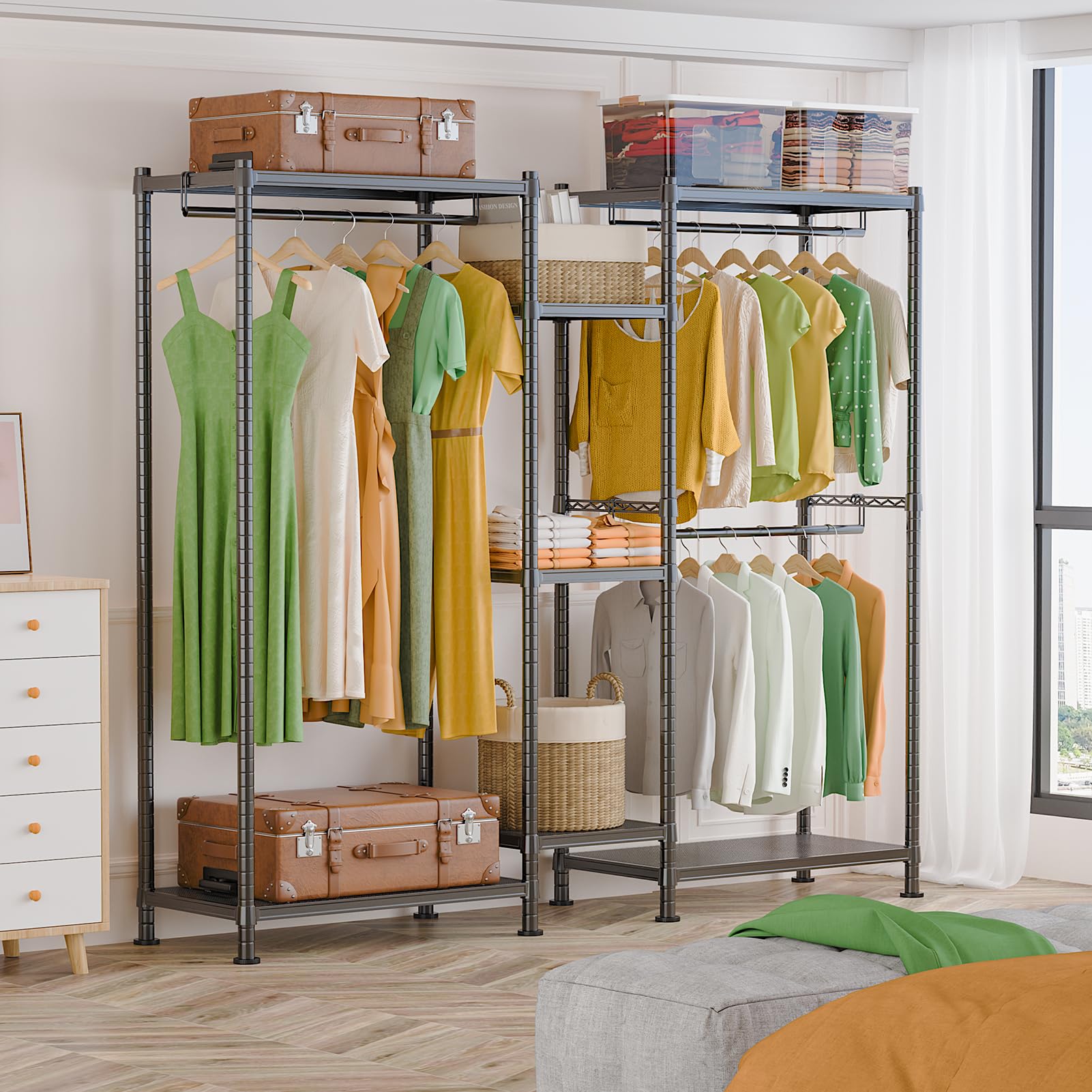 Amazon.com: LEHOM G6 Clothes Rack Heavy Duty Freestanding Garment