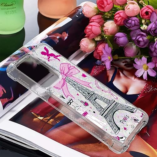 Miniatura 6 de Monwutong Funda de teléfono delgada para Xiaomi 11T, funda para Xiaomi 11T Pro, efecto de arena movediza de cristal brillante TPU con protección