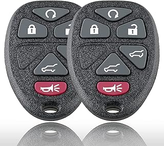 Car Key Fob Keyless Entry Remote 6 Button Compatible with Chevy Tahoe Suburban | GMC Yukon Yukon XL1500 2500 | Cadillac Escalade Key Replacement OUC60221 OUC60270