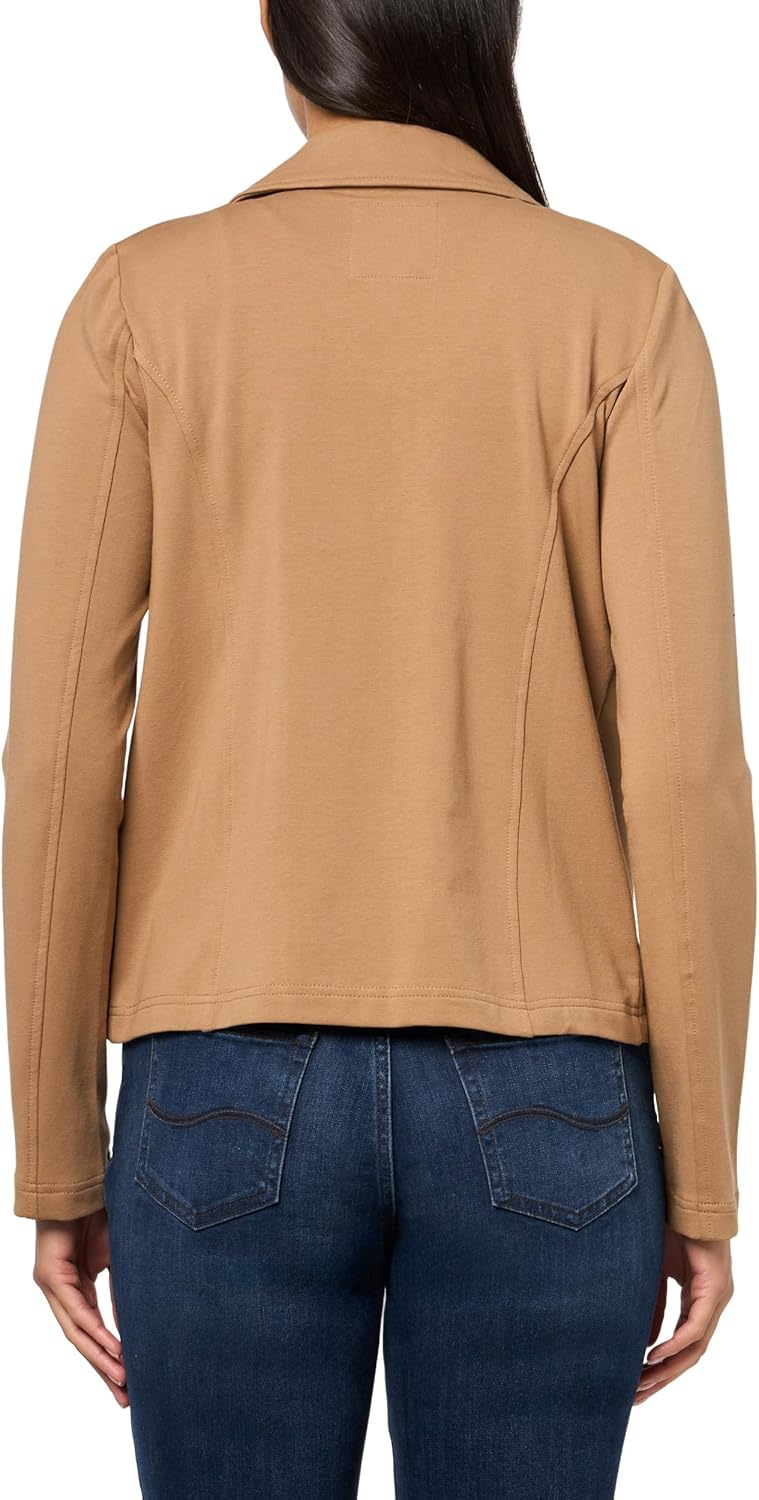 Nautica Womens Open Front Knit Captains Jacket Jacket - Image 2