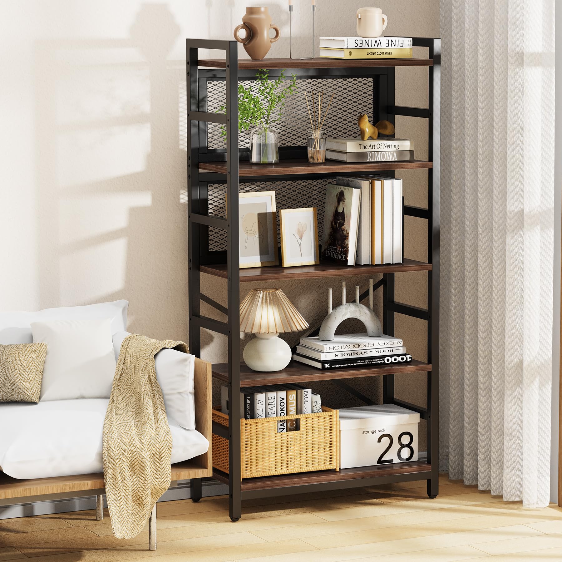 Amazon｜Aka Supaku 棚 ラック オープンシェルフ 幅60cm 棚 おしゃれ 5