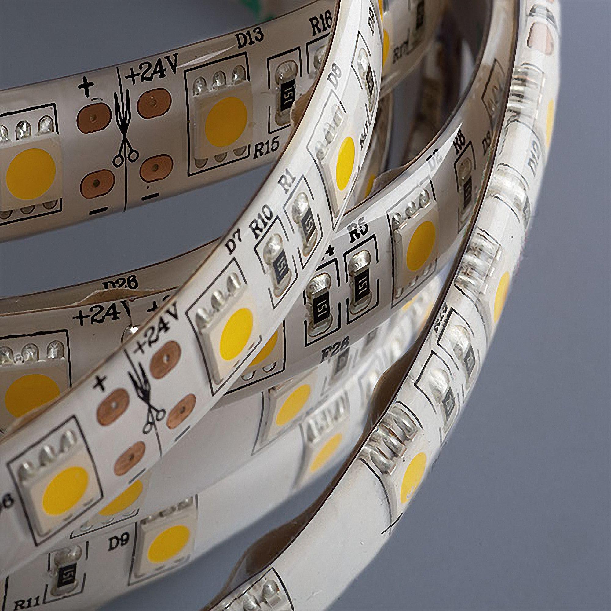 Mextronic Taśma LED 5050 ciepła biel (2700 K) 72 W 500 cm 24 V IP44