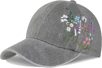 Biggun Trendy Embroidered Baseball Cap for Girls Women Men, Soft Breathable