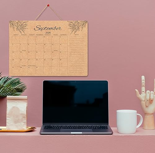 Miniatura 5 de mudrit Calendario de escritorio 2024  Páginas grandes Kraft de 12 x 17 pulgadas  Calendario mensual de pared (enero de 2024 a diciembre de 2024),