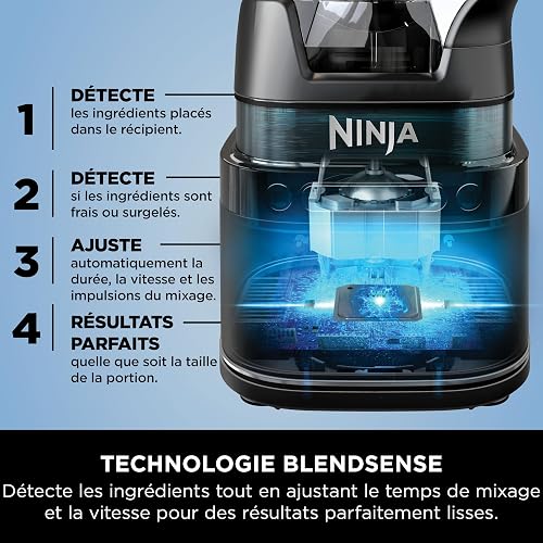 Ninja Detect Power Blender Pro 1200W, récipient 2L, Noir - 5