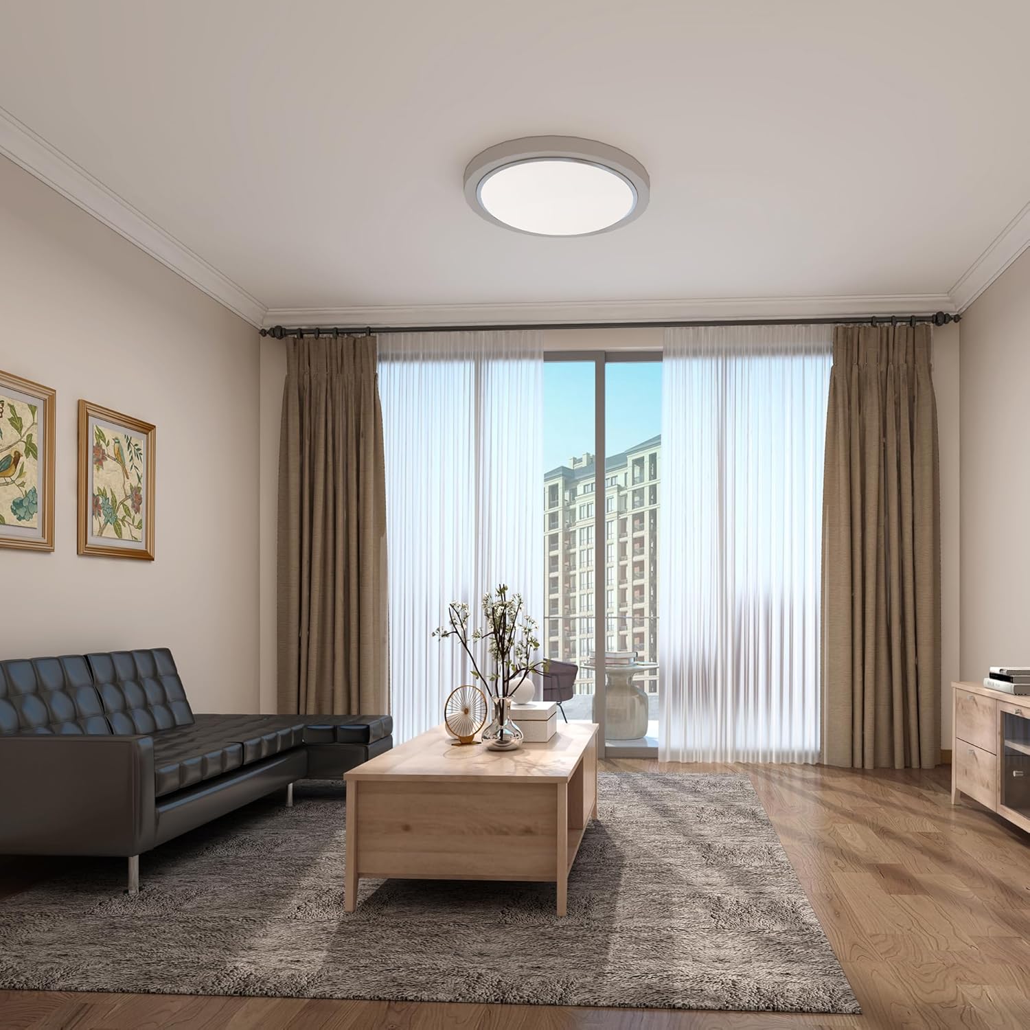 2 Pack FC12T9/DL 32W T9 Circline Fluorescent Light Bulb, 6500K Daylight, 12 Inch Round Fluorescent Bulb, G10q 4 Pin Base, Circular Replacement Tube