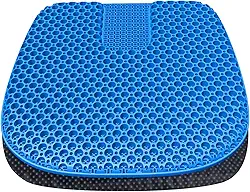 EVEME Almofada de assento grande melhorada em gel com capa antiderrapante, almofada de assento refrescante, almofadas de assento de cadeira de rodas, para cadeira de escritório, assento
