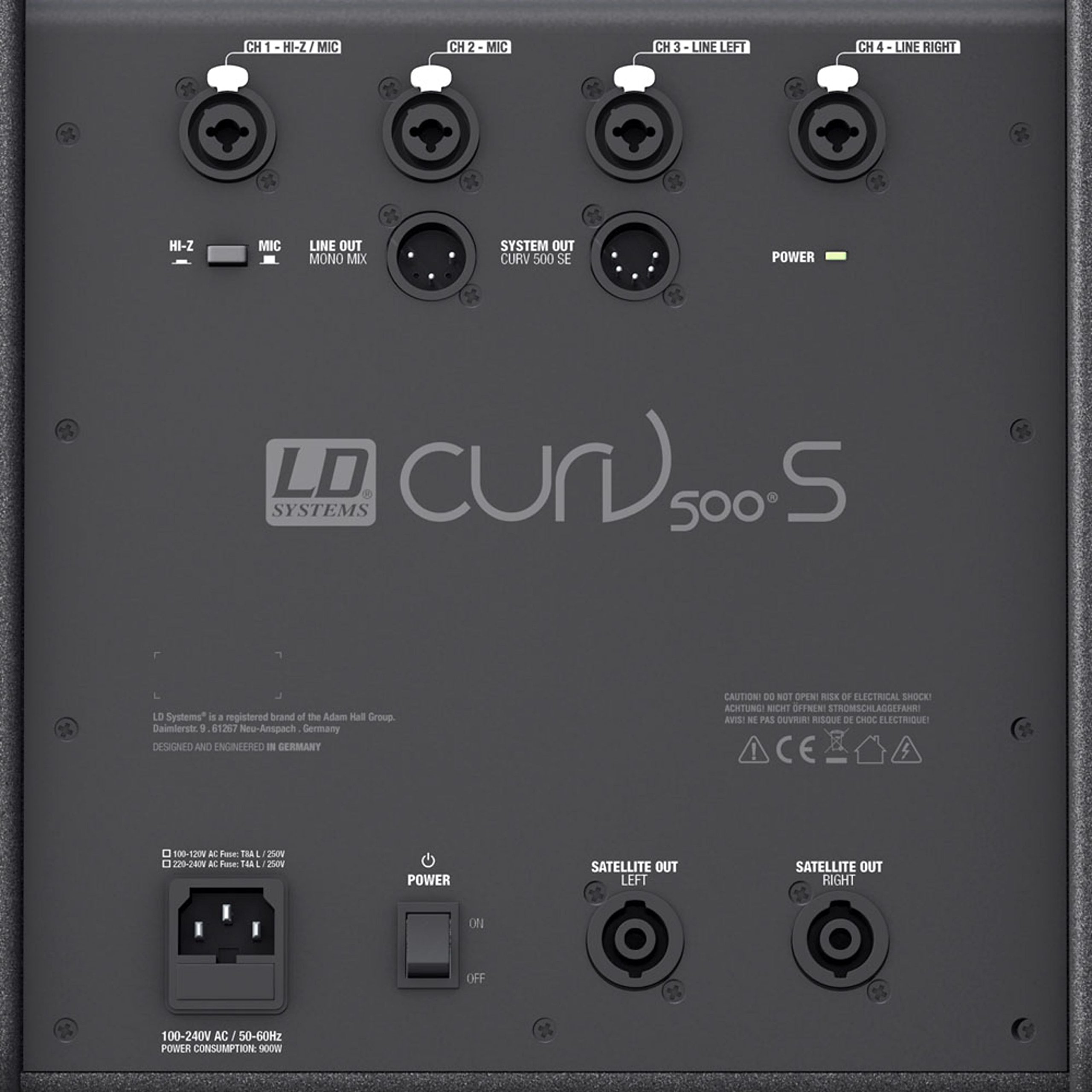 LD Systems CURV 500 PS 920W Nero