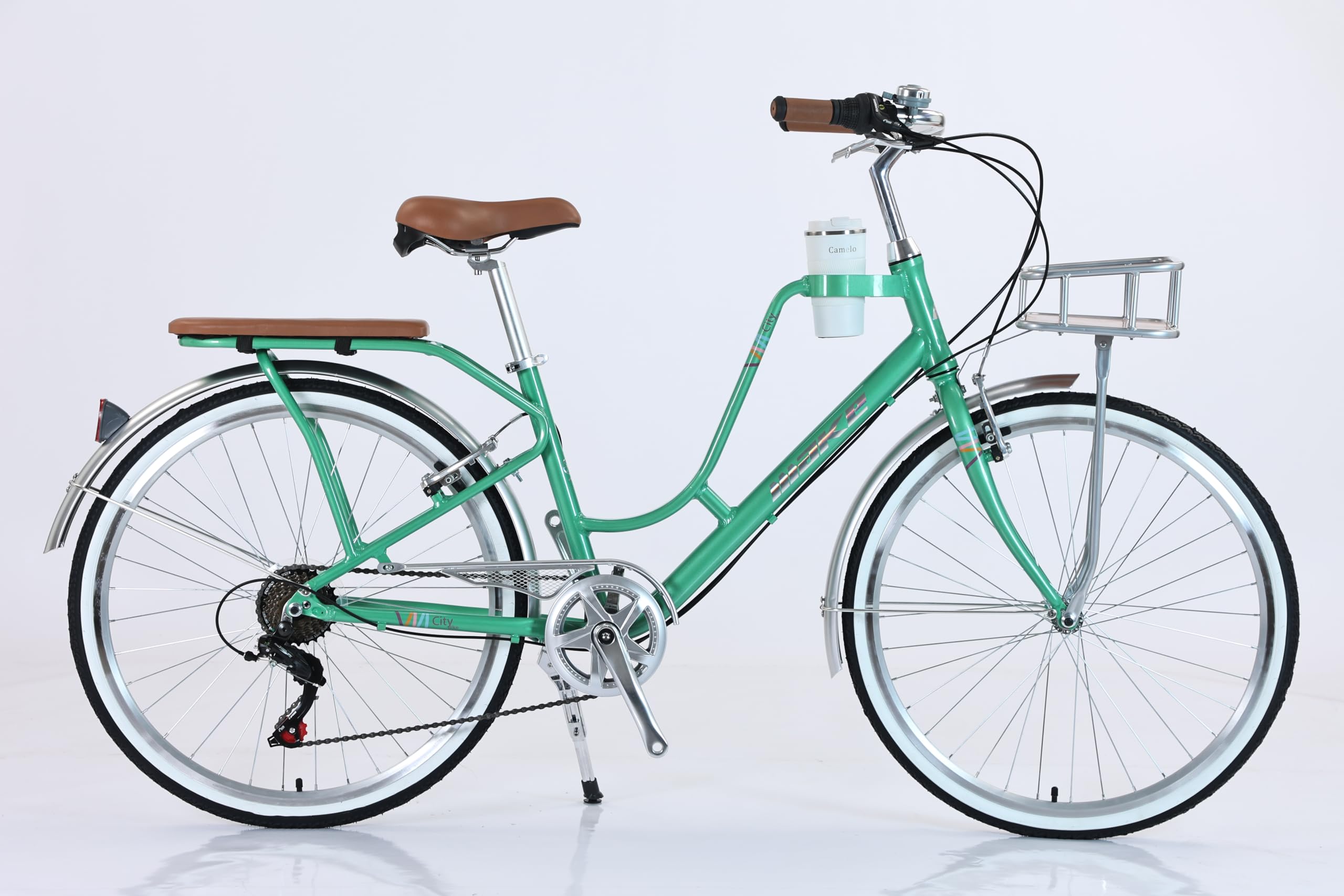 GT-WHEEL26-Inch Lady Bike with Alloy Frame and Shimano 7-Speed Gear System - Stylish and Reliable Women's Bicycle