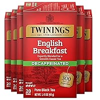 Vista 20 de Twinings Gingerbread Joy Té Negro en Bolsas Envueltas Individualmente, 20 Unidades (Paquete de 6), Jengibre y Canela, Con Cafeína, Disfrute Caliente