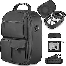 Carrying Case for Oculus Quest 2, Hard Travel Storage Case Compatible with Meta Oculus Quest 2 Headset, Quest Pro and Accessories, VR All-in-One Gaming Headset-Black
