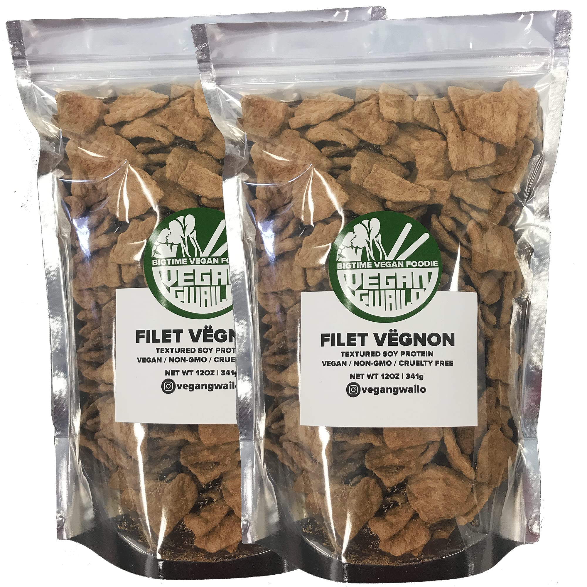 FILET VËGNON | 2 PACK COMBO | 🌱100% PLANT BASED | INCREDIBLE MEAT-LIKE TEXTURE | TEXTURED VEGETABLE PROTEIN | VEGAN | NON-GMO | CRUELTY FREE