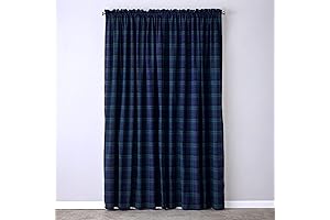 Exquisite SKL Home Hearthside Plaid Tartan Curtain Panel: Timeless Elegance for Your Abode