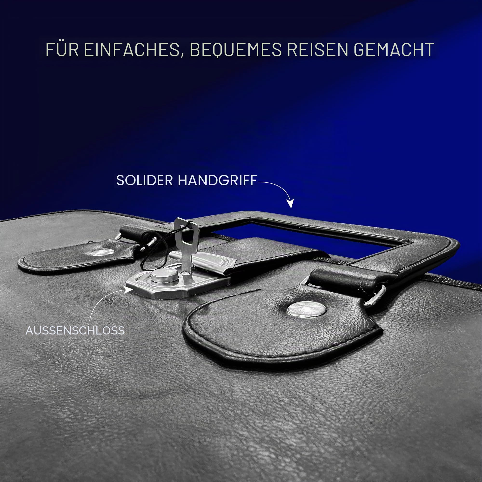 THE MASONIC COLLECTION – Weiche Freimaurer-Hülle im Stil einer großen Aktentasche – Aus Kunstleder – Wasserabweisend – Freimaurer-Geschenk für Männer